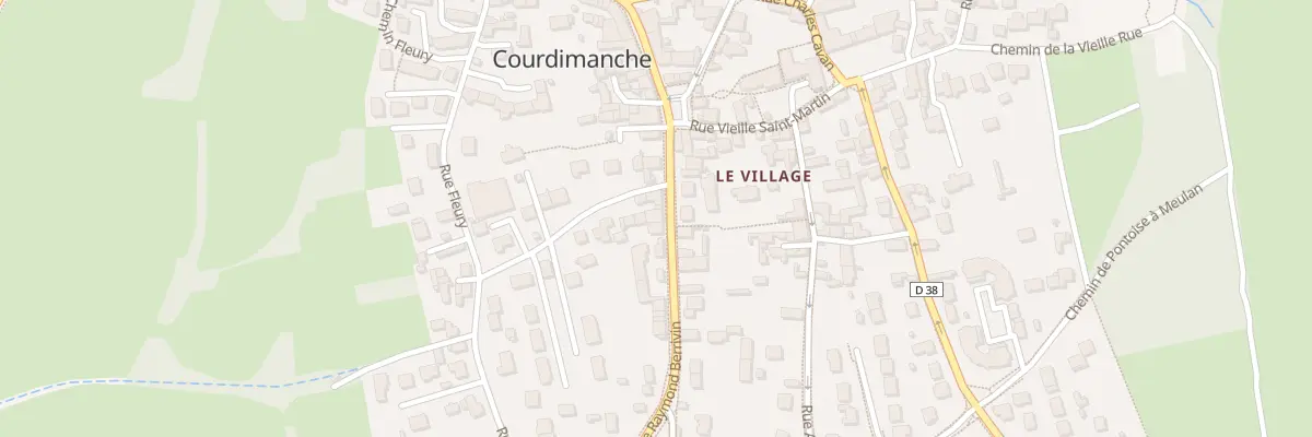 Plan du 32 Rue Raymond Berrivin à Courdimanche