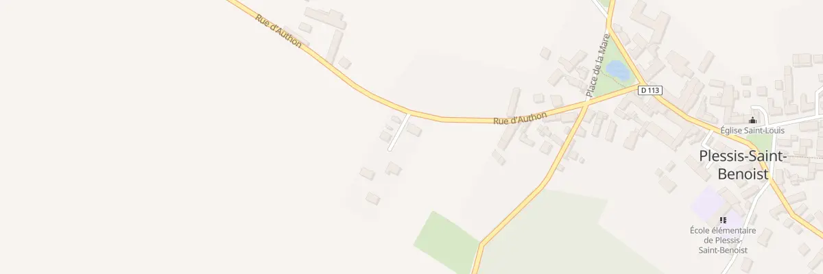 Plan du 3B Rue d’Authon à Plessis-Saint-Benoist