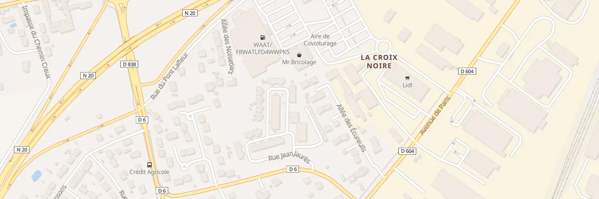 Plan du 9 Rue Jean Jaurès à Angerville