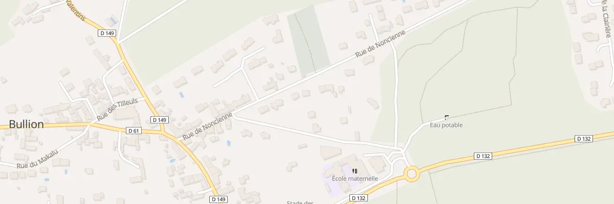 Plan du 216 Rue de Noncienne à Bullion