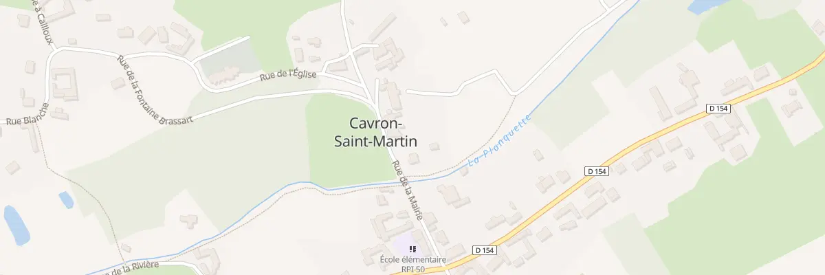 Plan du 12 Rue de la Mairie à Cavron-Saint-Martin