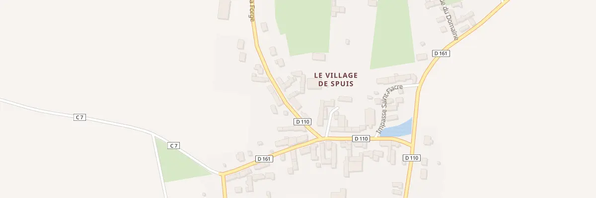 Plan du 5084 Le Village de Spuis à Chaussy
