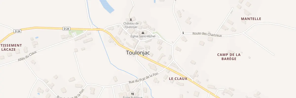 Plan du 5031 Toulonjac à Toulonjac