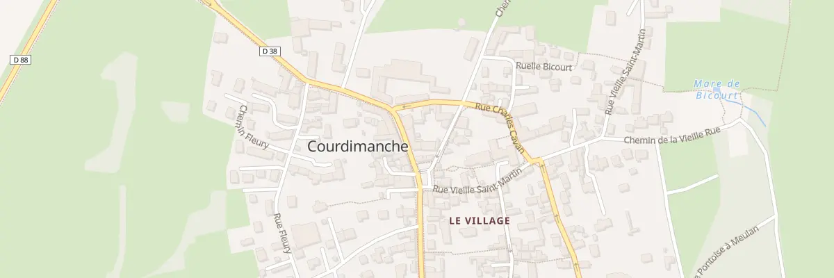 Plan du 9 Rue Raymond Berrivin à Courdimanche