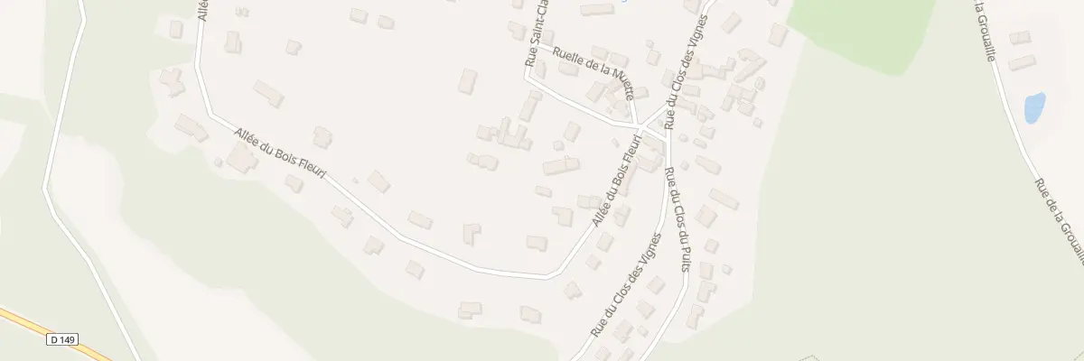 Plan du 103 Rue St Claude à Bullion