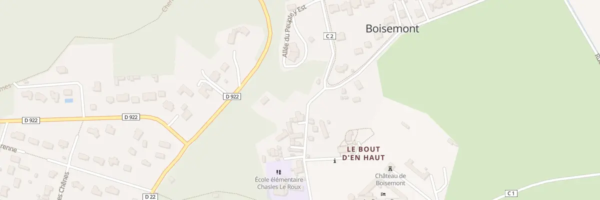 Plan du 18 Rue de la Mairie à Boisemont