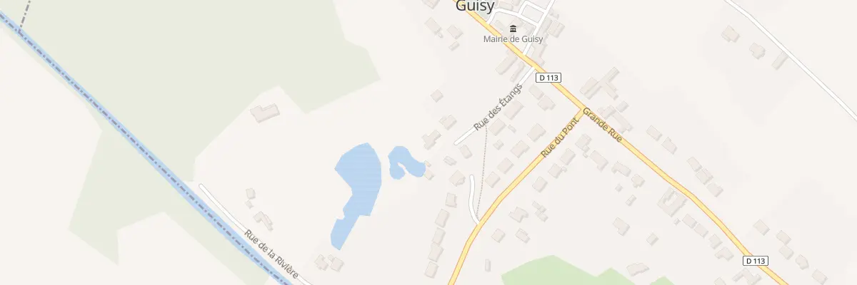 Plan du 10 Rue des Etangs à Guisy