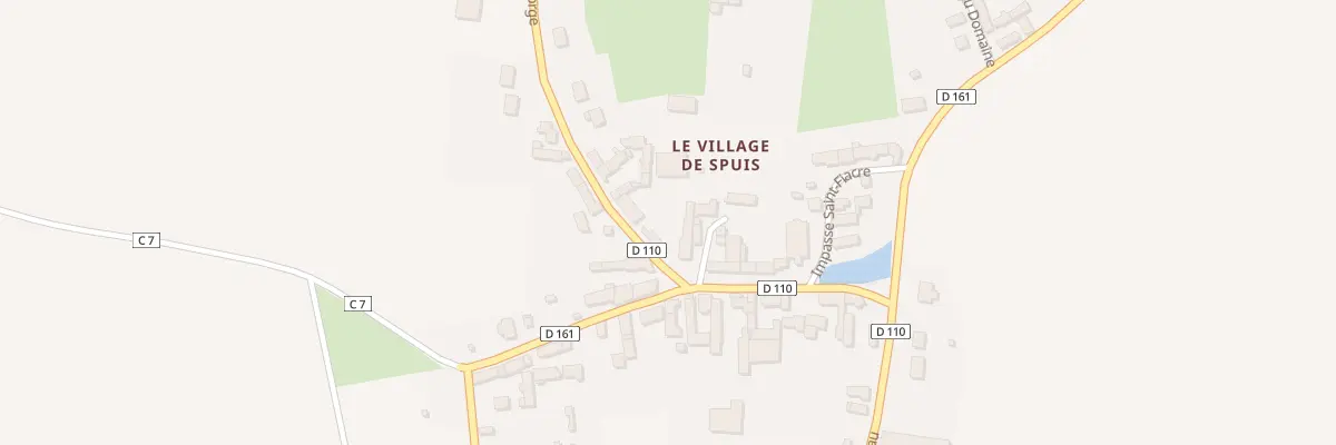 Plan du 5035 Le Village de Spuis à Chaussy