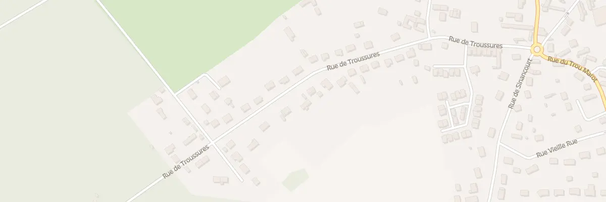 Plan du 27 Rue de Troussures à Rainvillers