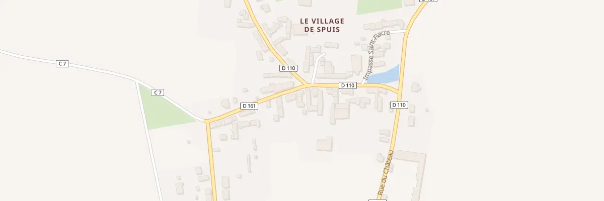 Plan du 11 Pl de l’Eglise à Chaussy