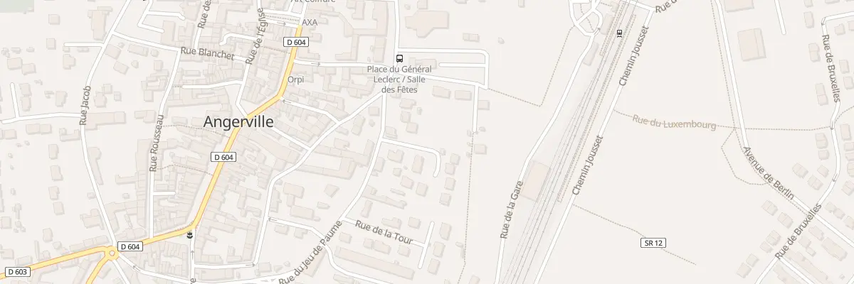Plan du 5 Rue du Jeu de Paume à Angerville