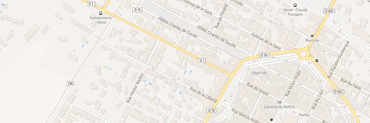 Plan du 25 Av de Toulouse à Revel