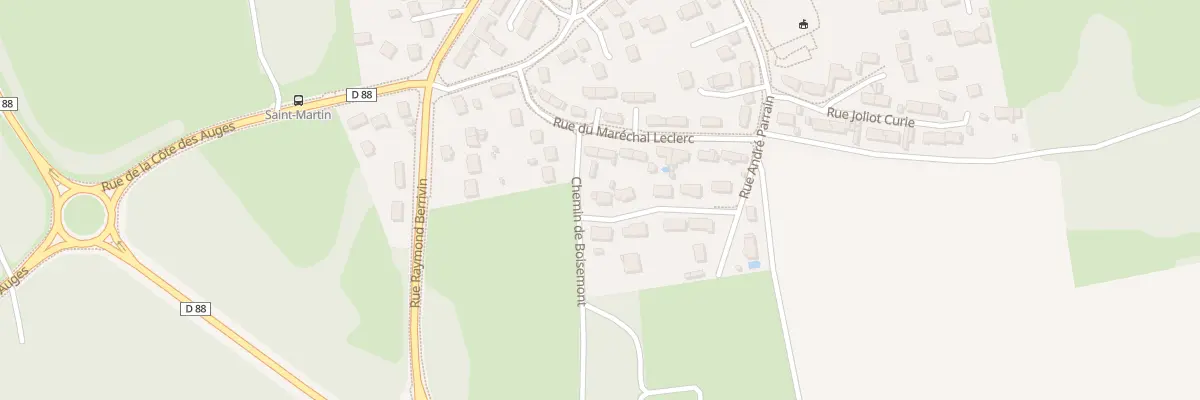Plan du 1 Rue Bois de la Justice à Courdimanche