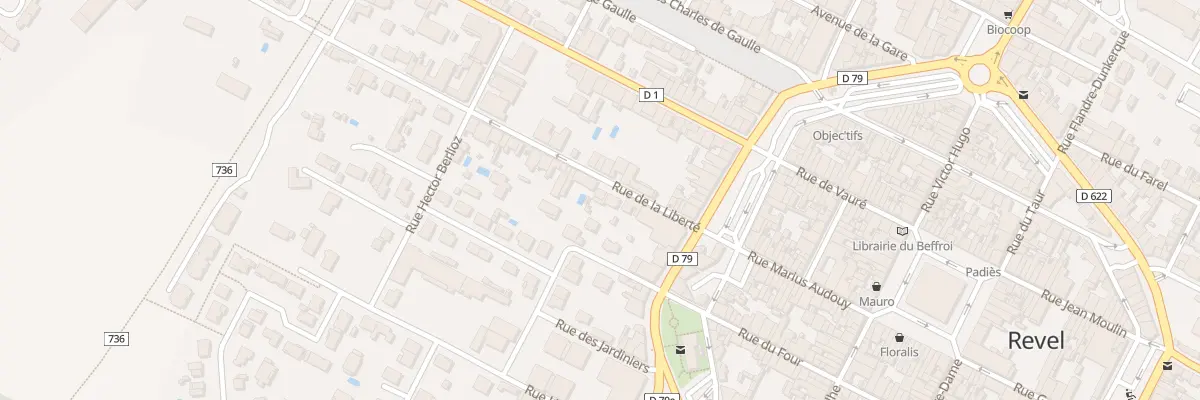 Plan du 7 Rue de la Liberté à Revel