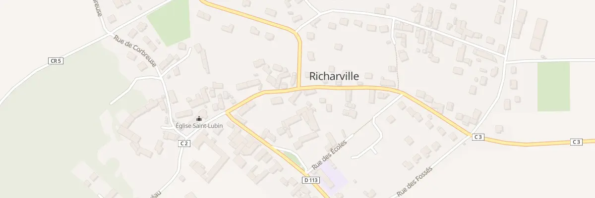 Plan du 6 Rue des Granges à Richarville