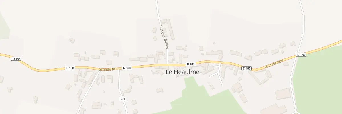 Plan du 2 Rue des Buttes au Heaulme