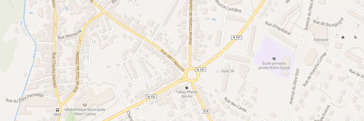Plan du 54 Av Charles de Gaulle à Issoudun