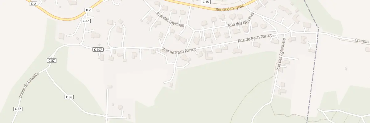 Plan du 275 Rue de Pech Parrot à Lissac-et-Mouret