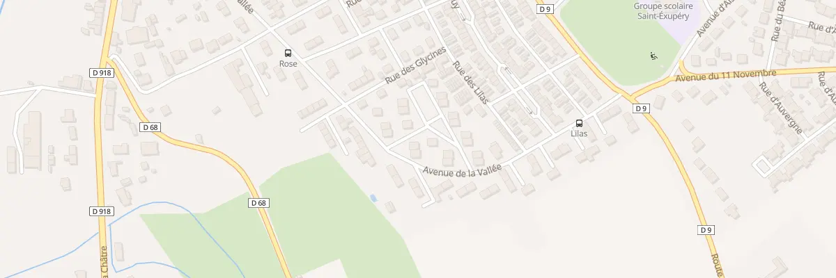 Plan du 2 Rue des Jacinthes à Issoudun
