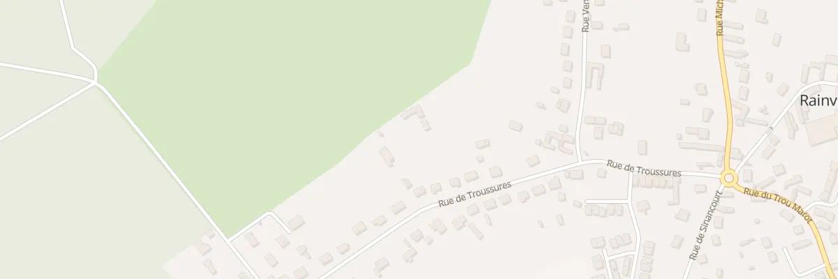 Plan du 16 Rue de Troussures à Rainvillers