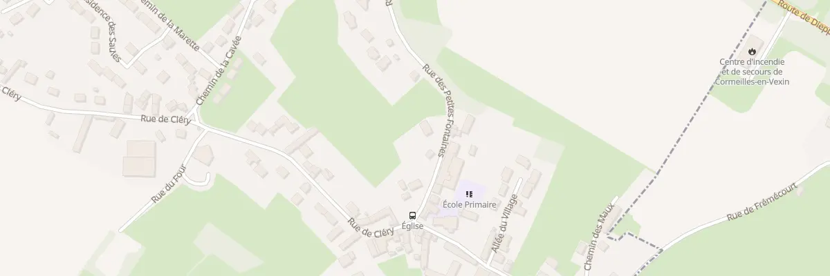 Plan du 5 Rue des Petites Fontaines à Frémécourt