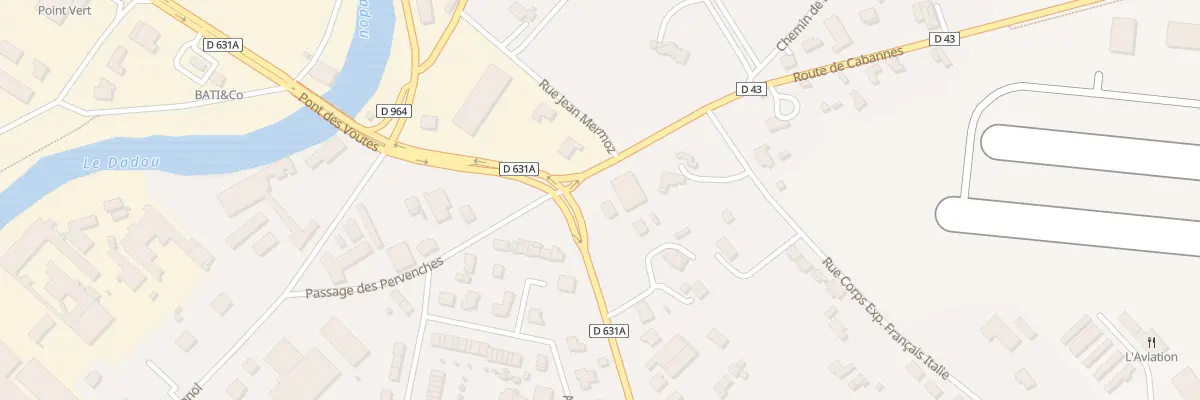 Plan du 52 Bd de la Casse à Graulhet