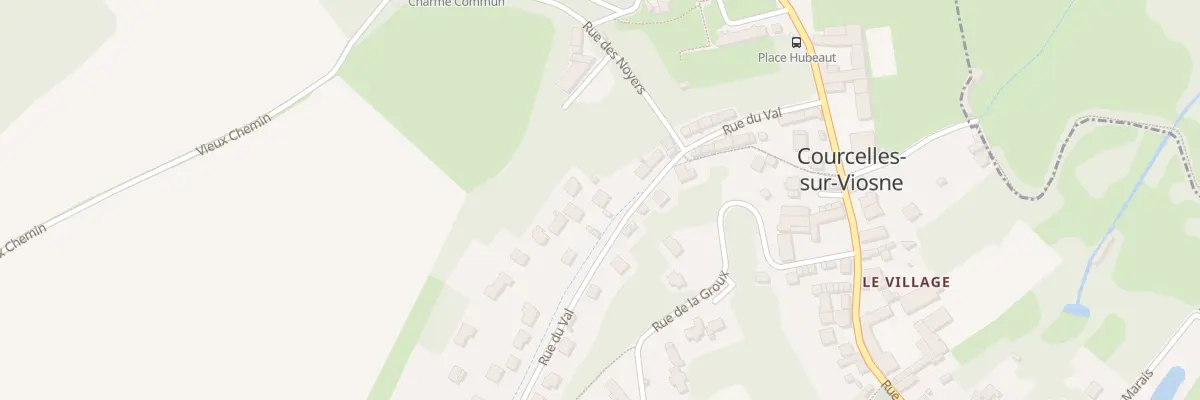 Plan du 14 Rue du Val à Courcelles-sur-Viosne