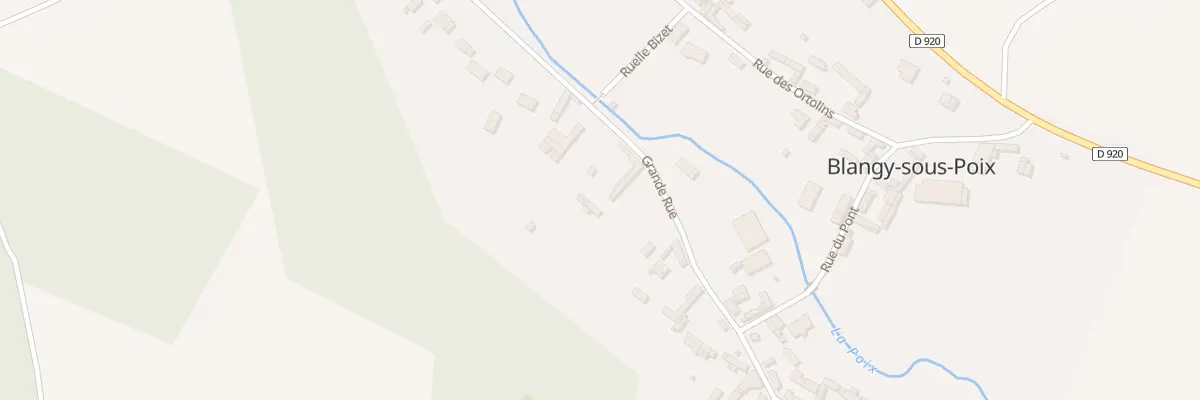 Plan du 21 Gr Grande Rue à Blangy-sous-Poix