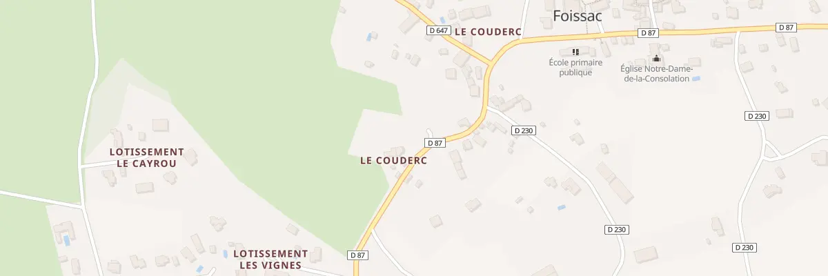 Plan du 5066 Le Couderc à Foissac