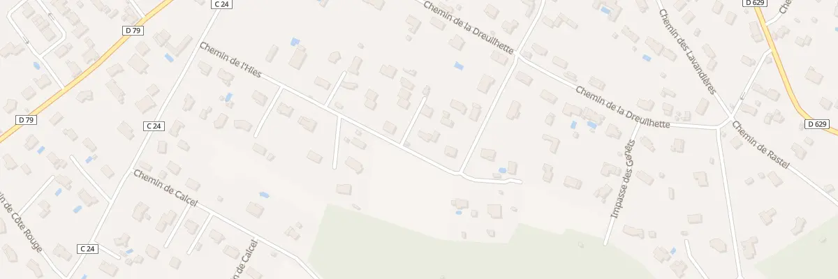 Plan du 295 Che de l’Hies à Revel