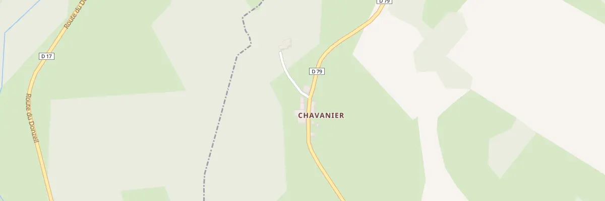 Plan du 1 Chavanier à Fransèches