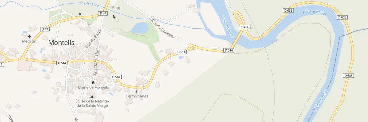 Plan du 5093A Le Breil à Monteils