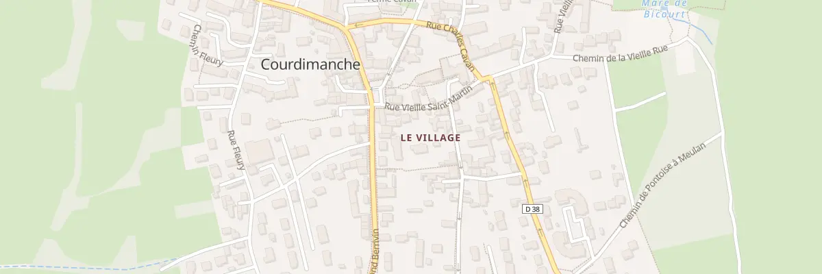 Plan du 6 Rue Vieille Saint-Martin à Courdimanche