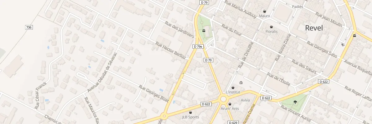 Plan du 4 Av du Coude à Revel