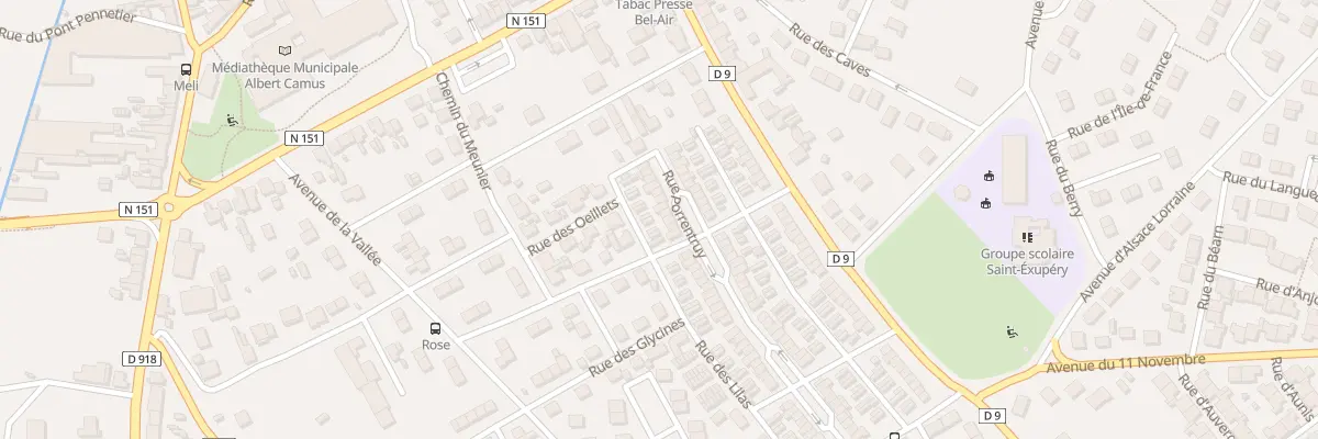 Plan du 16 Rue Porrentruy à Issoudun