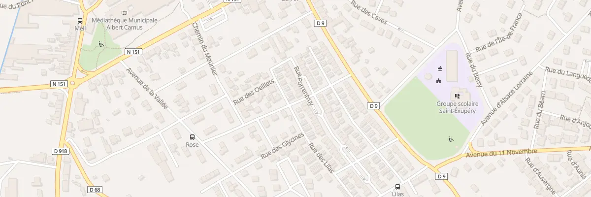 Plan du 22 Rue Porrentruy à Issoudun