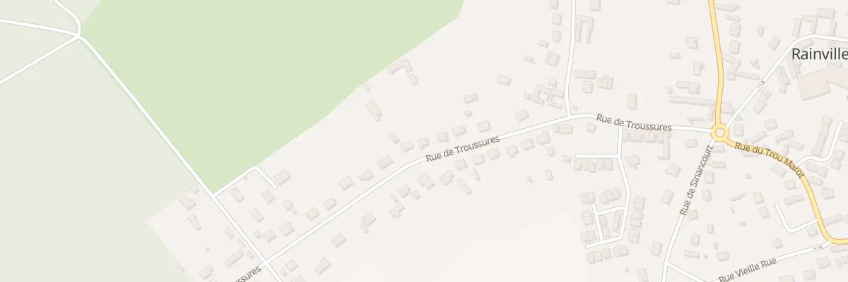 Plan du 12 Rue de Troussures à Rainvillers