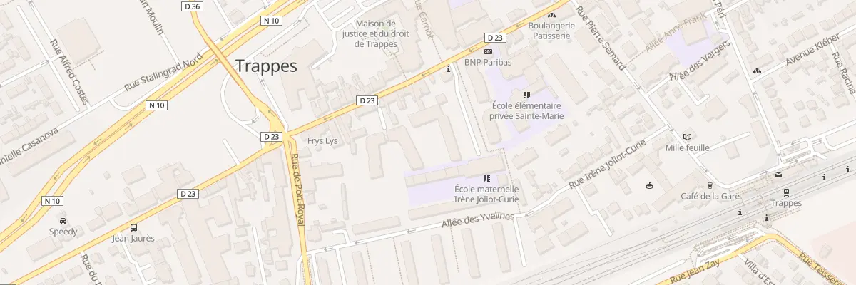 Plan du 4 Rue du Clos des Beauges à Trappes