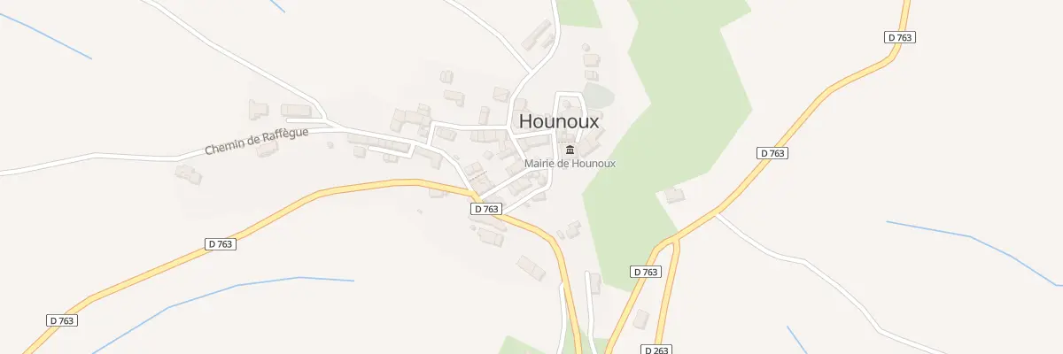 Plan du 183 Rue du Foyer à Hounoux