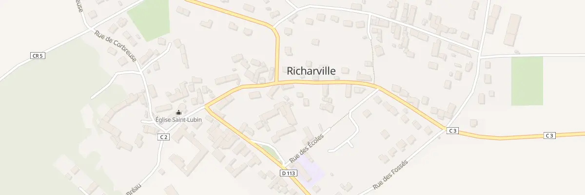 Plan du 2B Rue du Marteau à Richarville