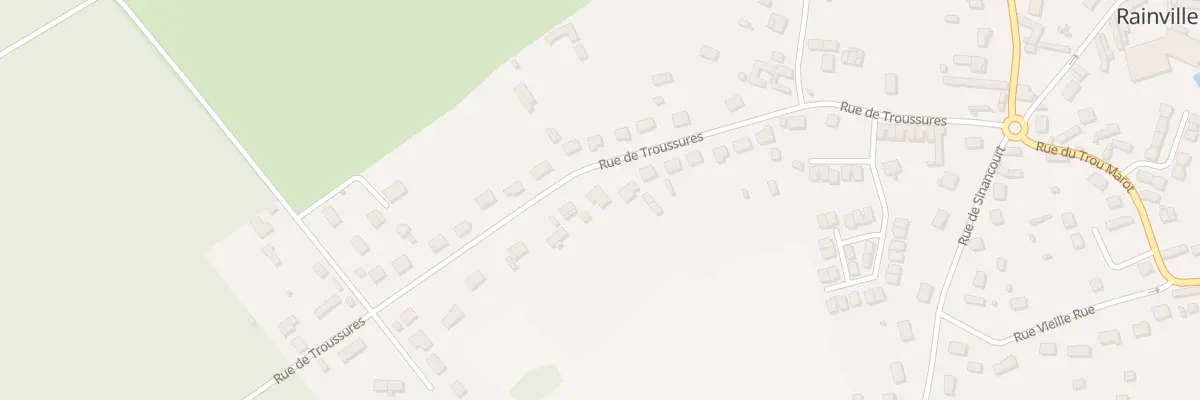 Plan du 23 Rue de Troussures à Rainvillers