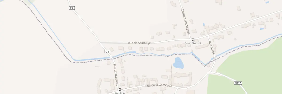Plan du 9 Rue de St Cyr à Longvilliers