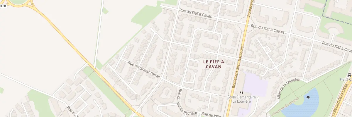 Plan du 11 Rue des Grands Bouleaux à Courdimanche