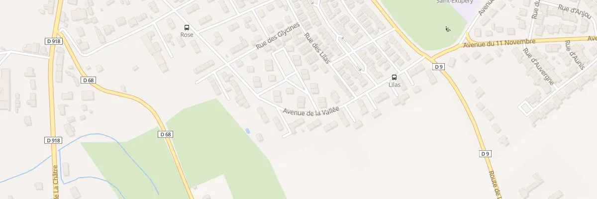 Plan du 6 Rue des Jacinthes à Issoudun