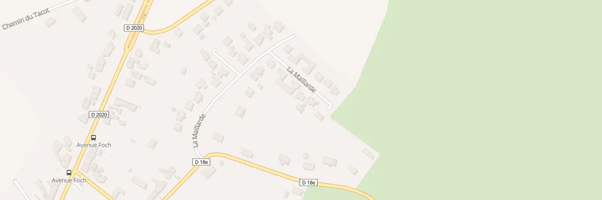 Plan du 22 La Maillarde à Massay
