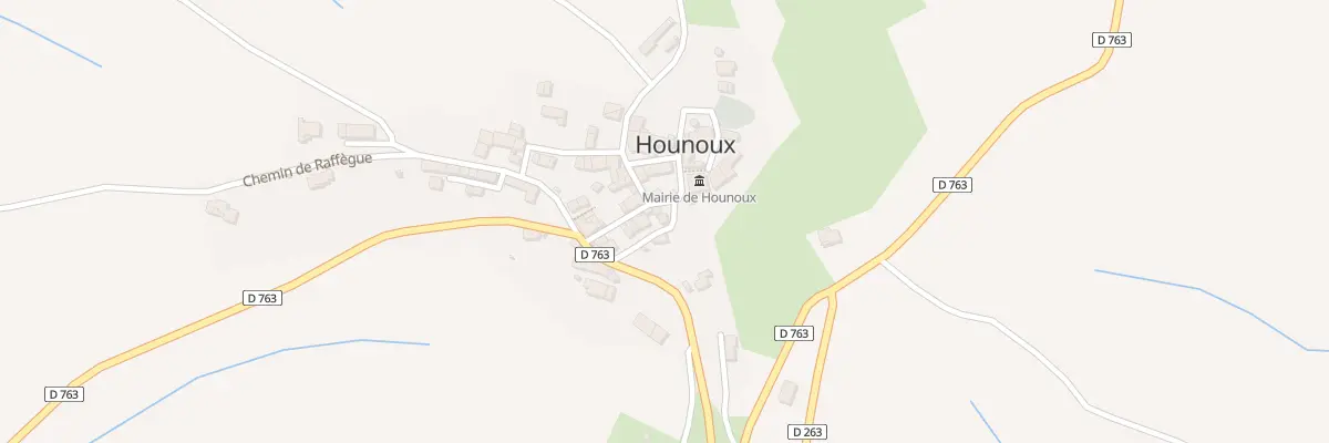 Plan du 184 Rue du Donjon à Hounoux