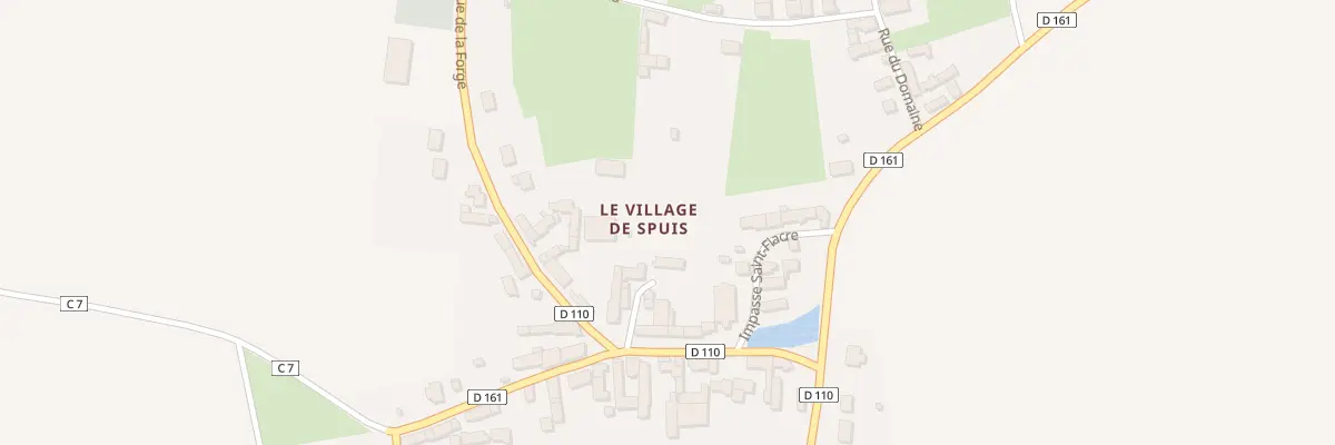 Plan du 5146 Le Village de Spuis à Chaussy
