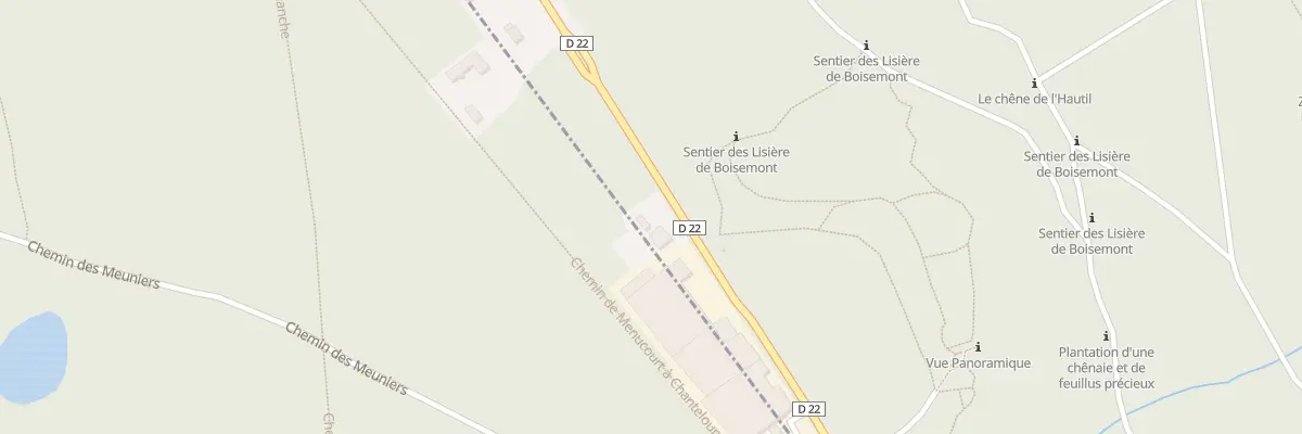 Plan du 74 Av du Mal Leclerc à Boisemont