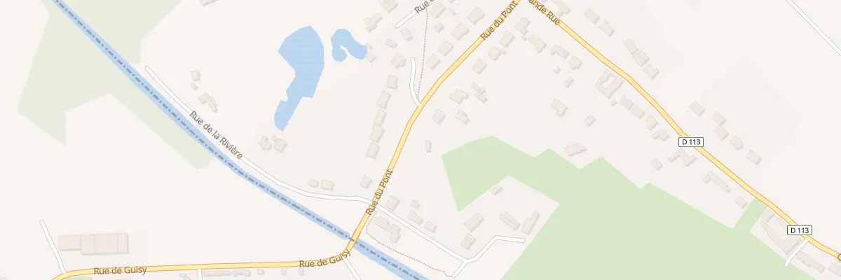 Plan du 13 Rue du Pont à Guisy