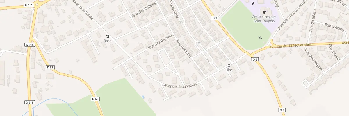 Plan du 11 Rue des Jacinthes à Issoudun